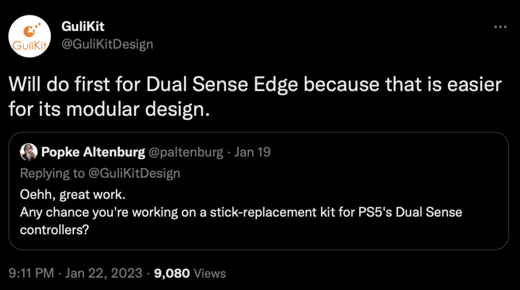 Gulikit Confirms Hall Sensing Joysticks Are Coming To Dualsense Edge