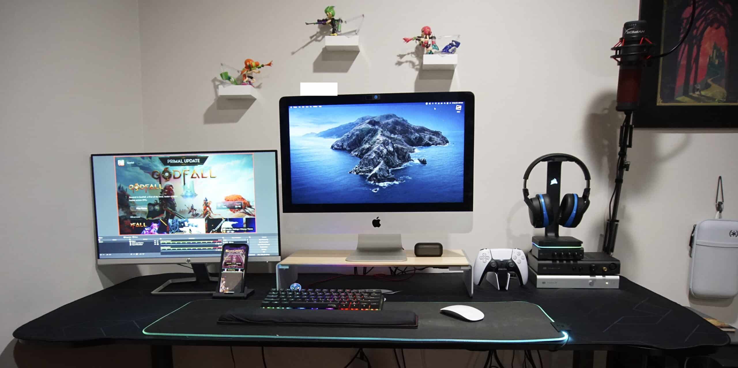 Furniwell 63 inch gaming desk 1