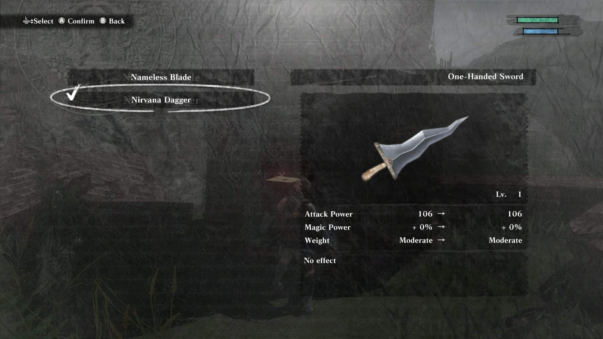 NieR Replicant Guide - All Weapons Location » Infinite Start