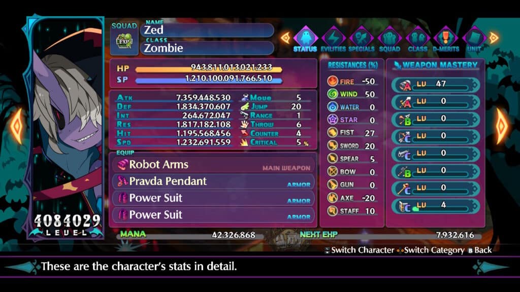 Disgaea 6 Defiance Of Destiny Power Level Guide Infinite Start