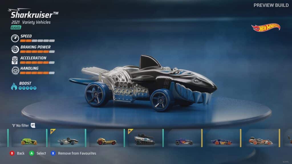 hot wheels unleashed number of cars