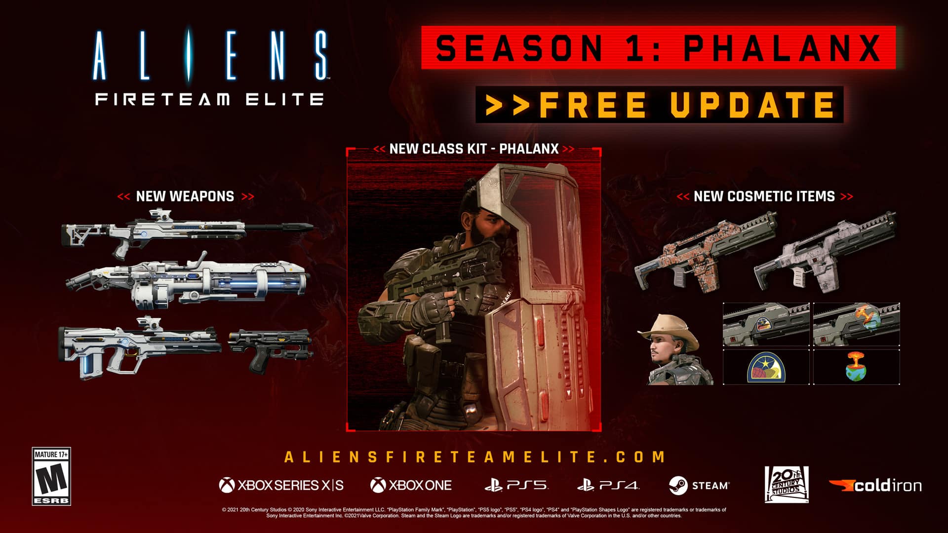 Aliens Fireteam Elite Season 1 begins today