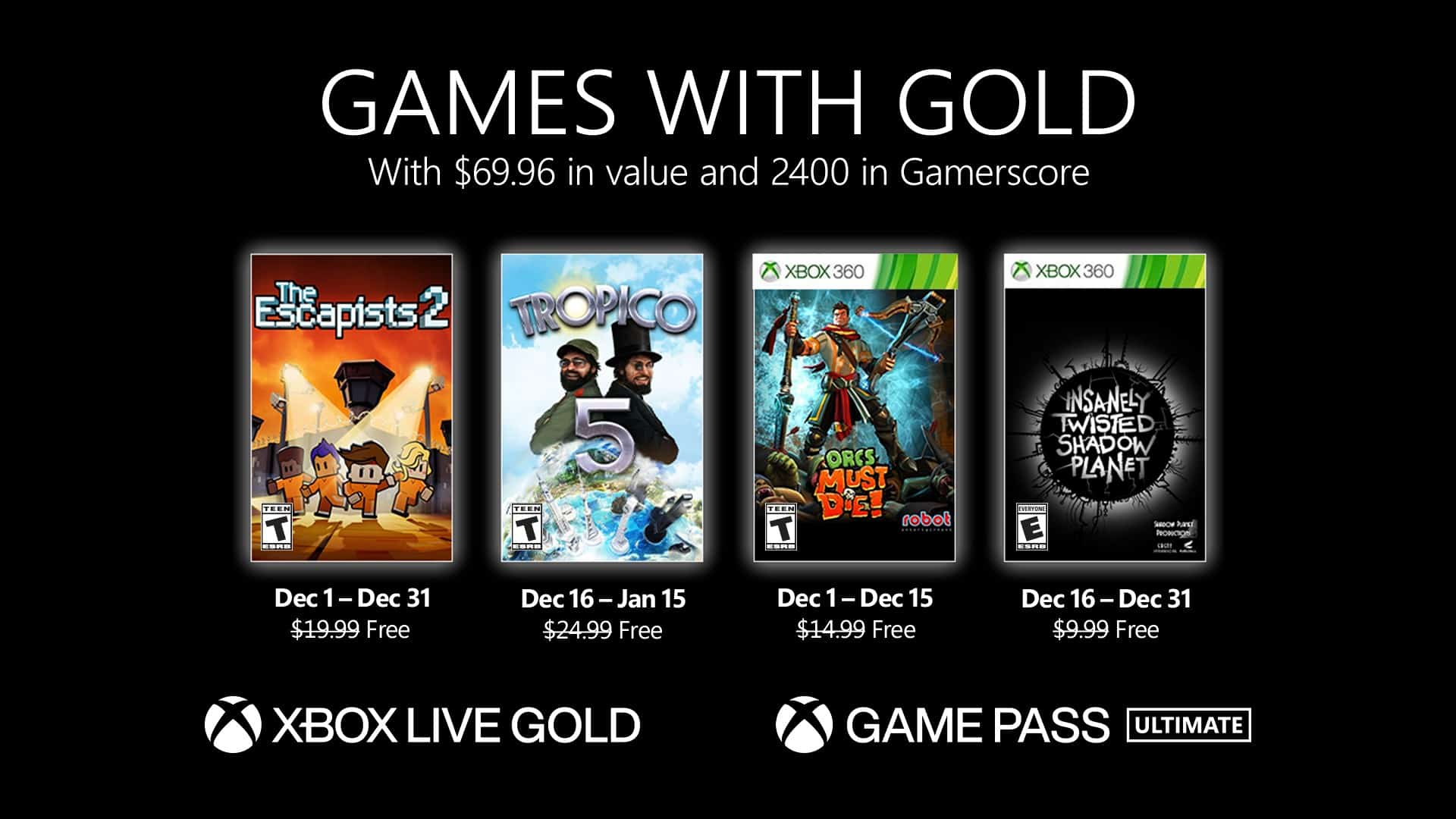 free games with gold