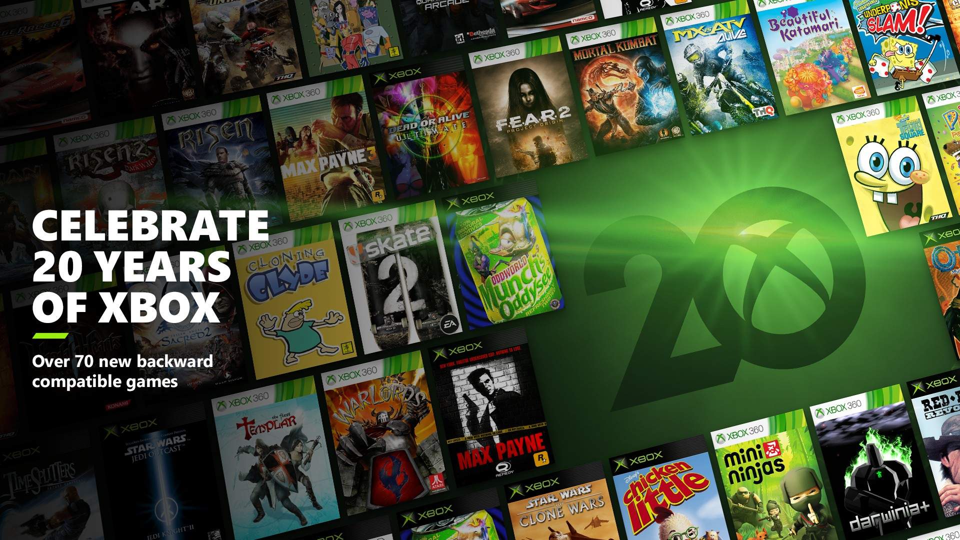Xbox Backward Compatibility gets 70 new games