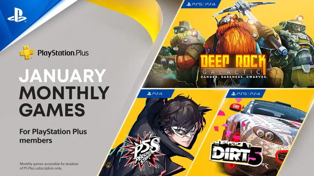 PlayStation Plus Games for January 2022 Revealed 1