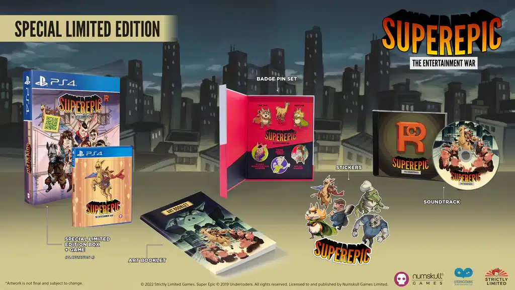 Strictly Limited Games Announces Physical Release for SuperEpic: The Entertainment War