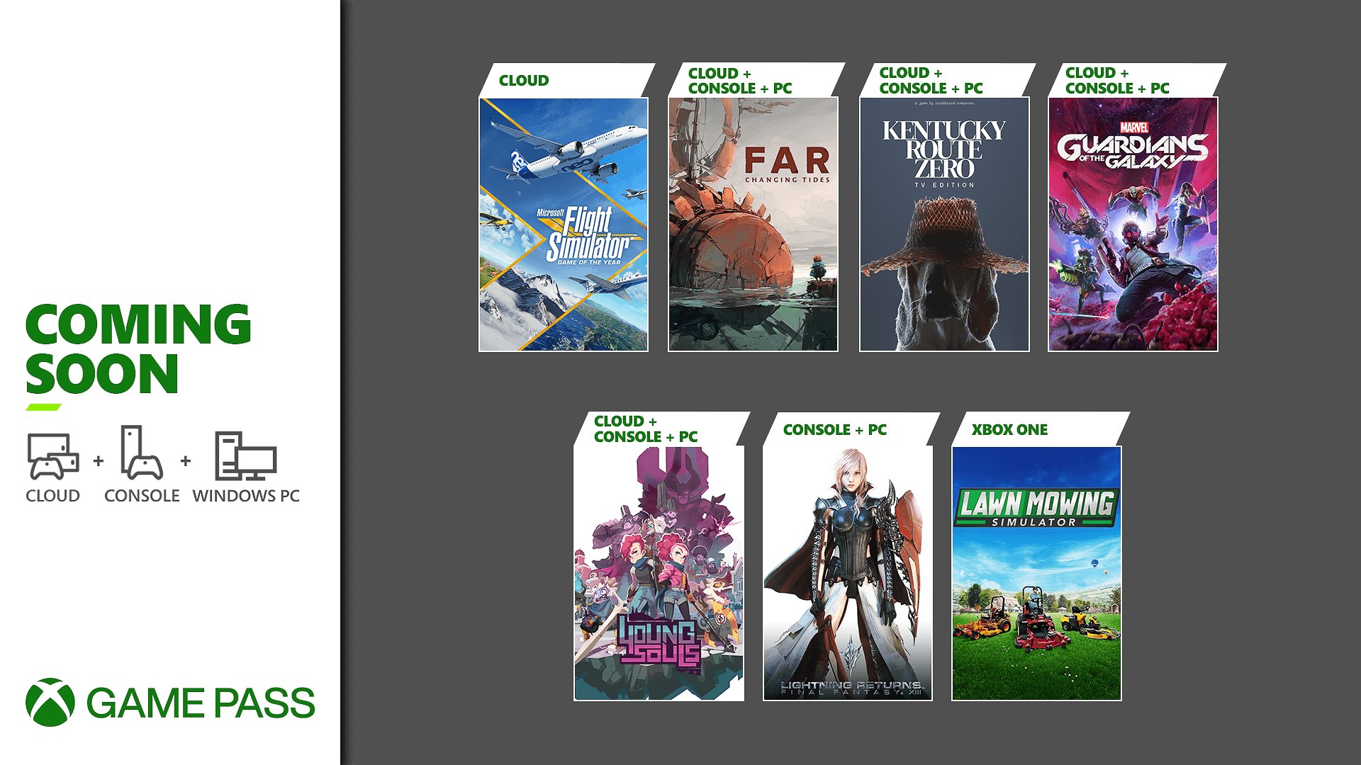 Xbox Game Pass adds Marvel's Guardian of the Galaxy, Lightning Returns, and more