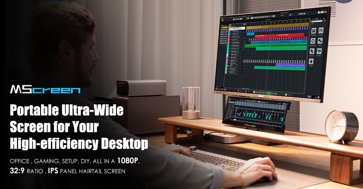 MScreen Launches First Kickstarter Campaign on Two Mini Ultra-Wide Monitors 2