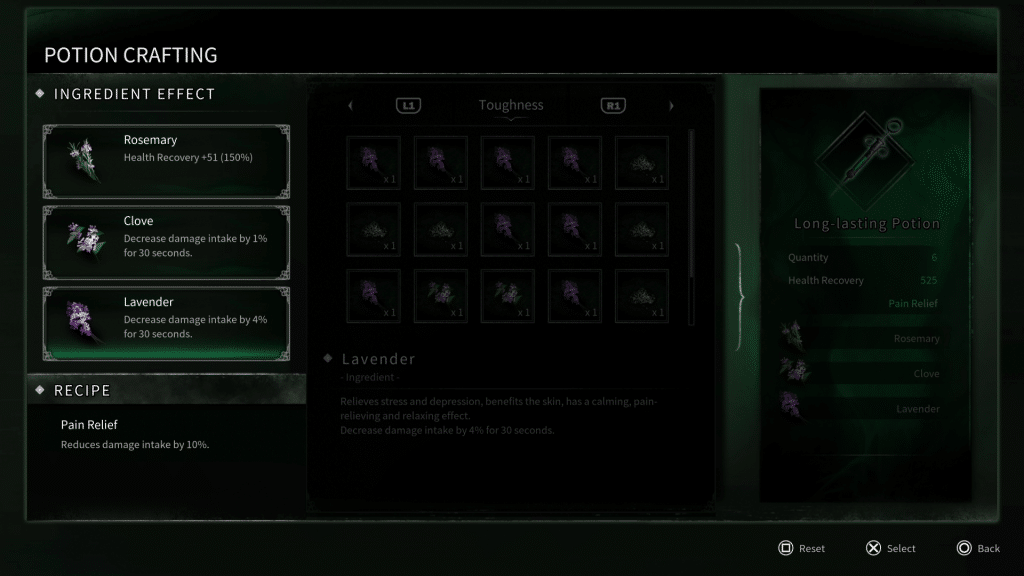 Thymesia Potion Recipe Guide » Infinite Start