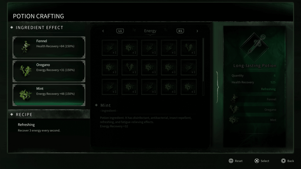Thymesia Potion Recipe Guide » Infinite Start