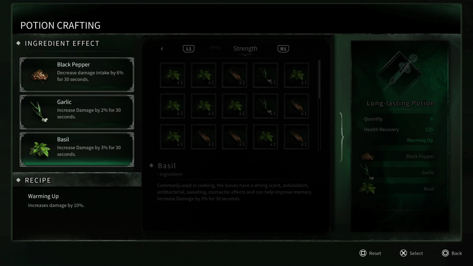 Thymesia Potion Recipe Guide » Infinite Start