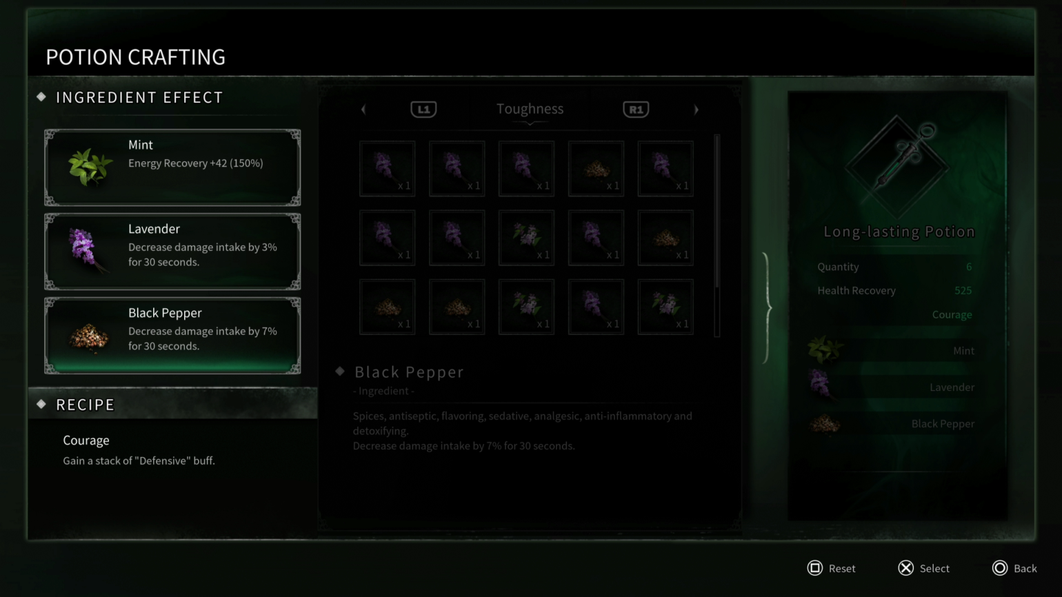 Thymesia Potion Recipe Guide » Infinite Start