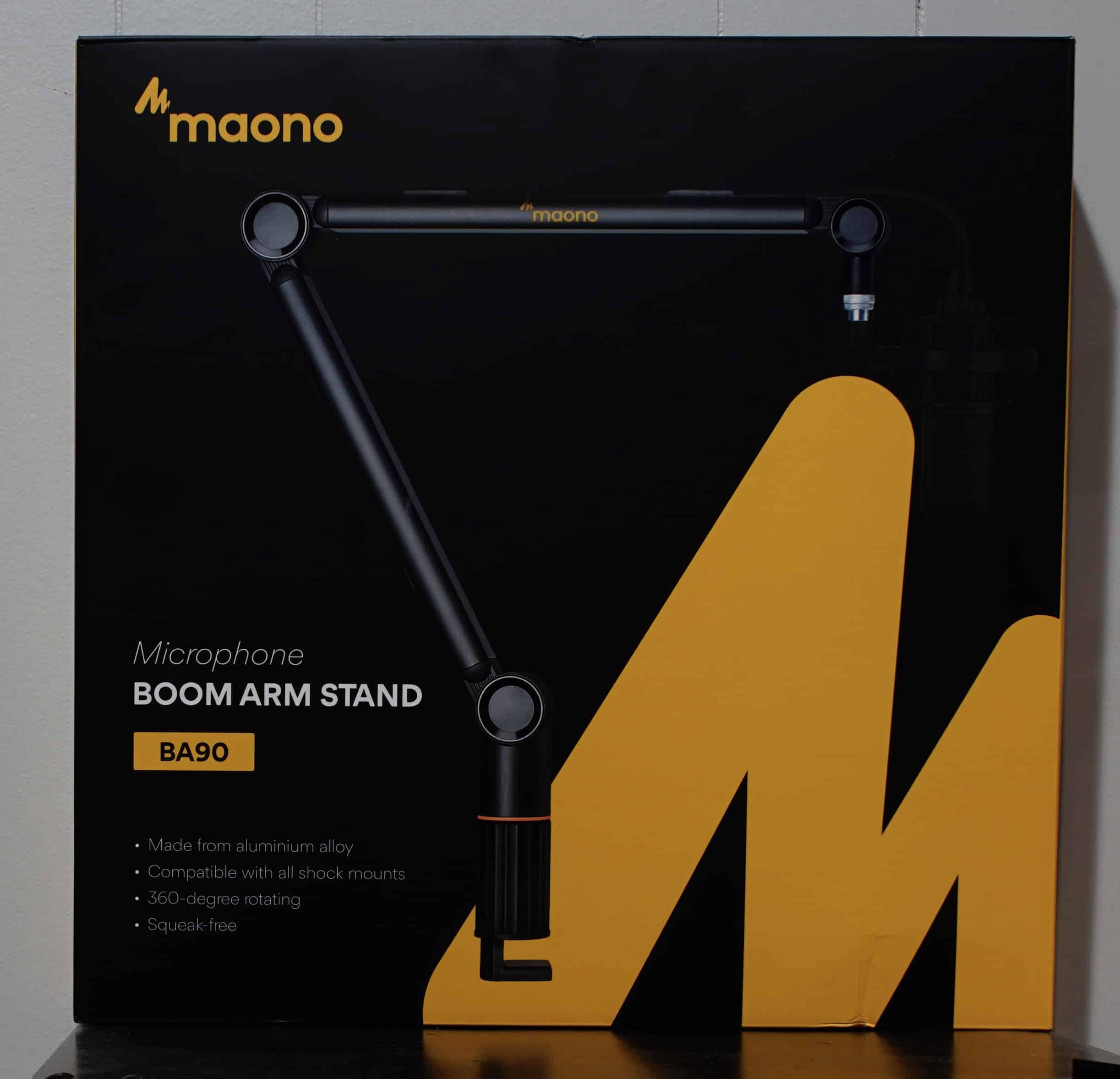 Maono BA90 Microphone Boom Arm Stand Review 23423