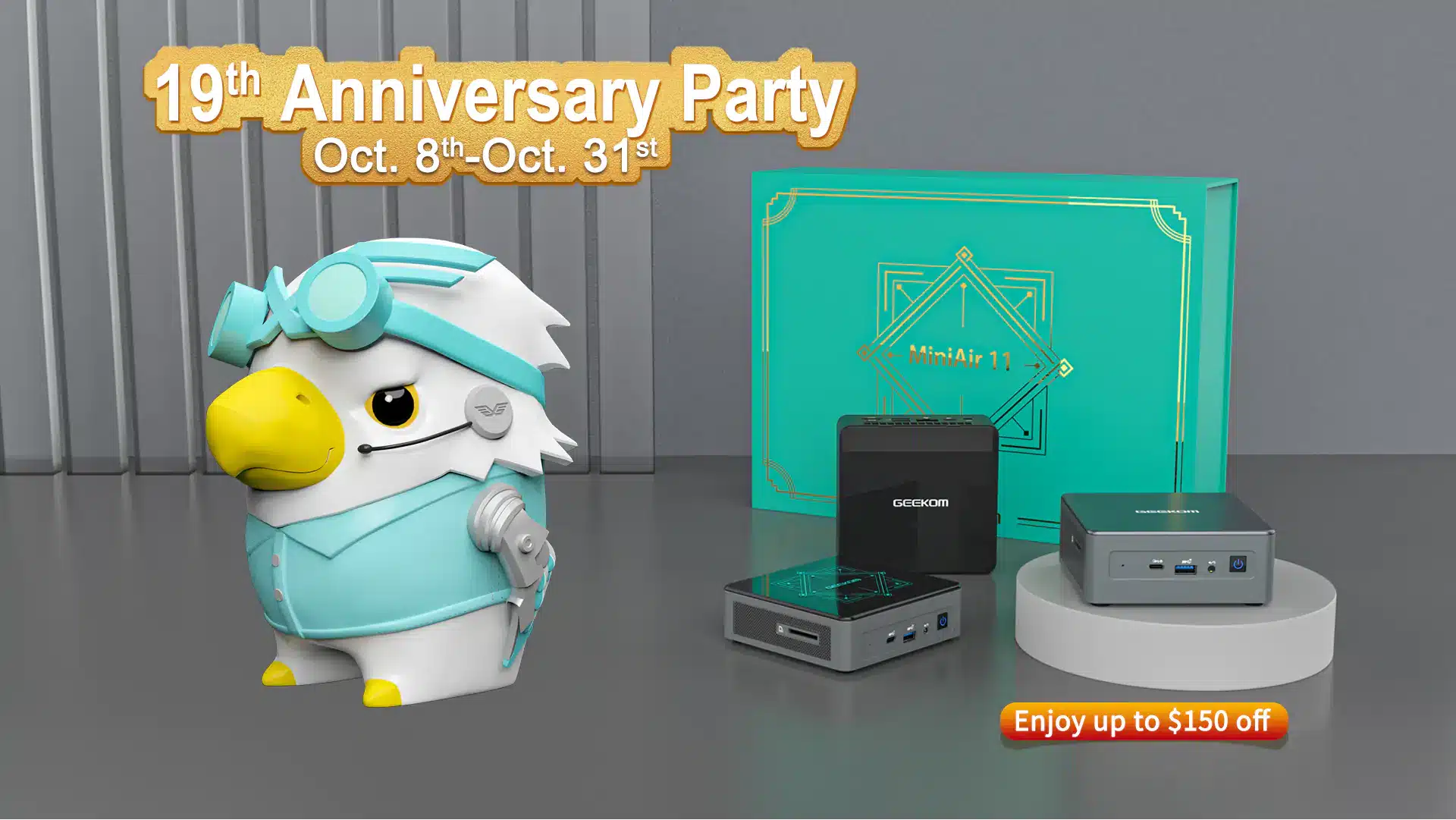 GEEKOM Announces 19th Anniversary Sales Event 1