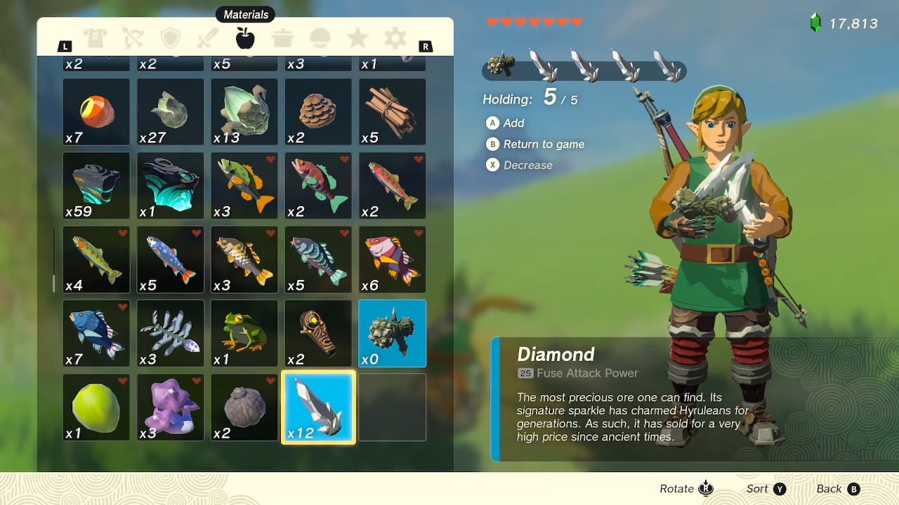 Fastest Way to Duplicate Items in Tears of the Kingdom using a Shield