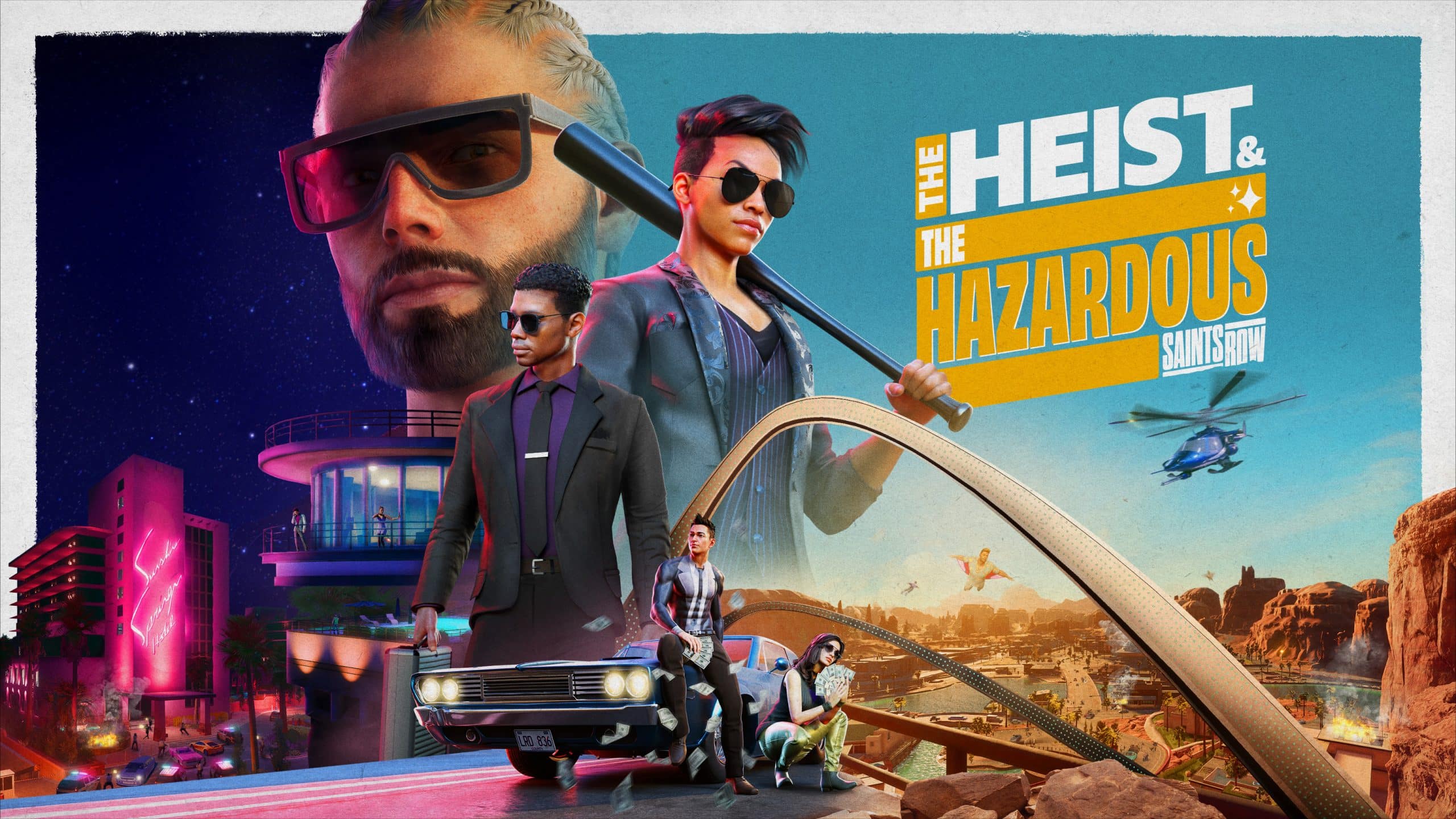 Saints Row The Heist and The Hazardous Expansion Releases May 9