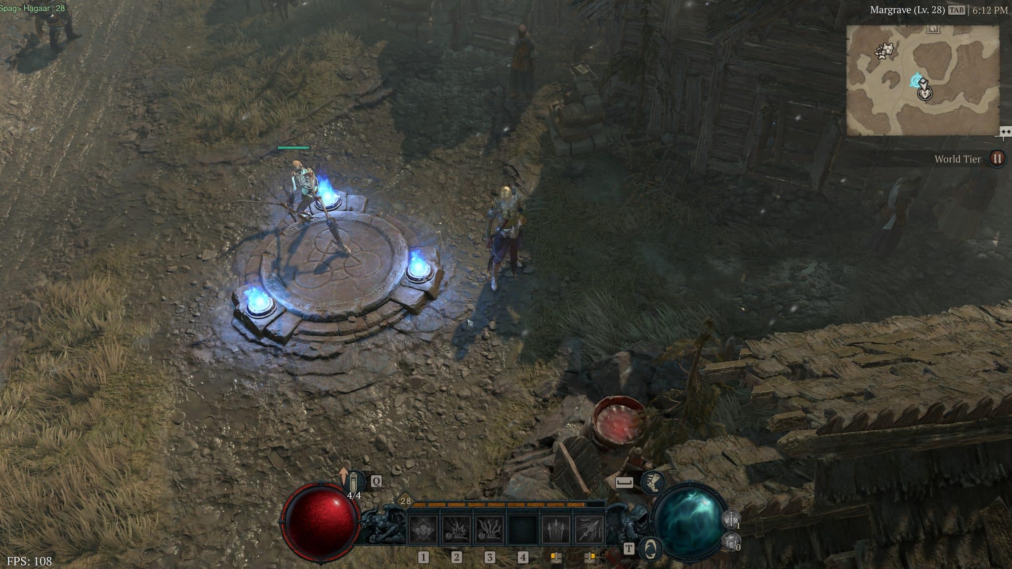 Diablo 4 how to display fps and ping infinite start