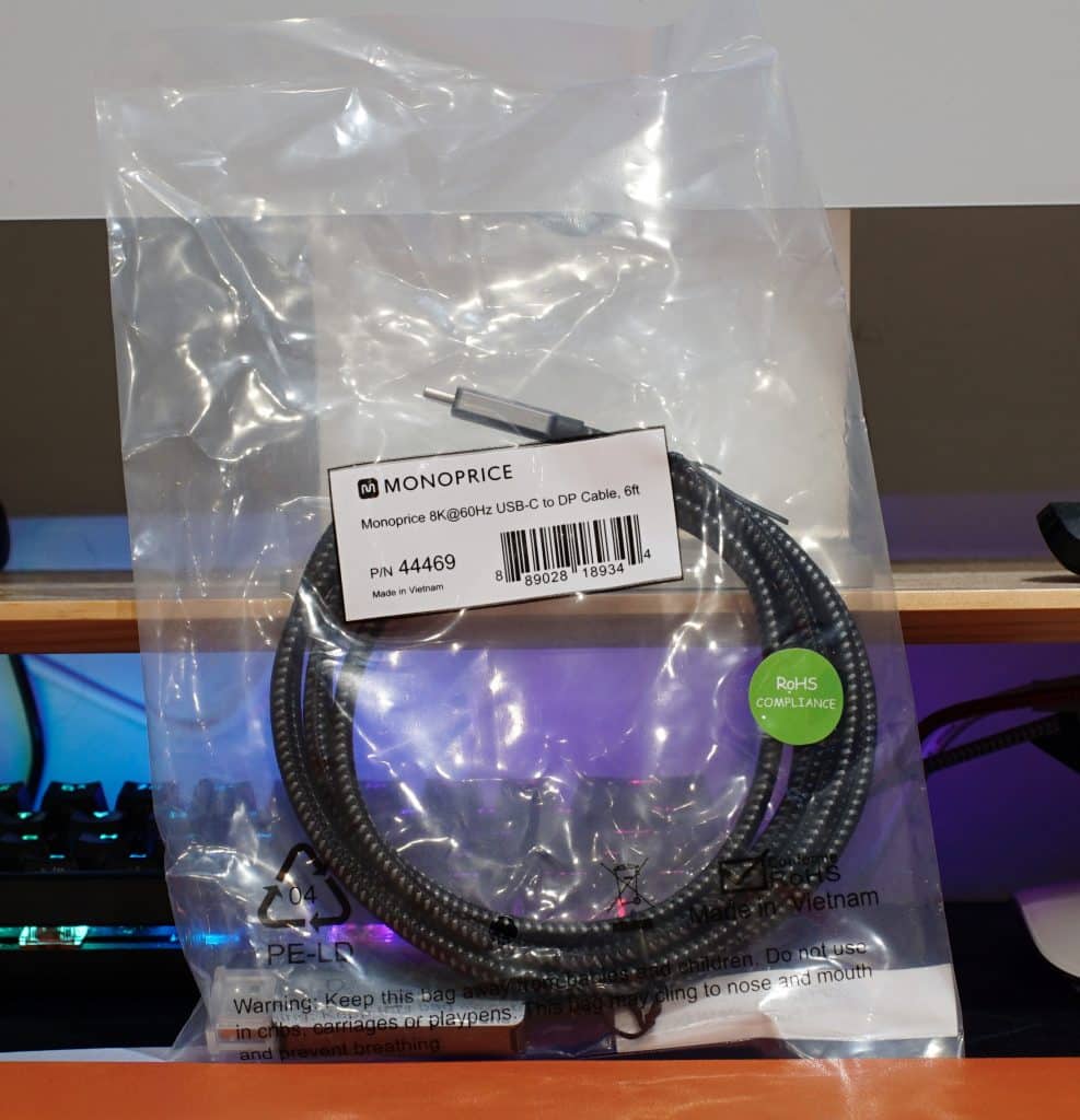 Is Monoprice's 8K USB-C to DisplayPort Cable Worth Purchasing? 2342
