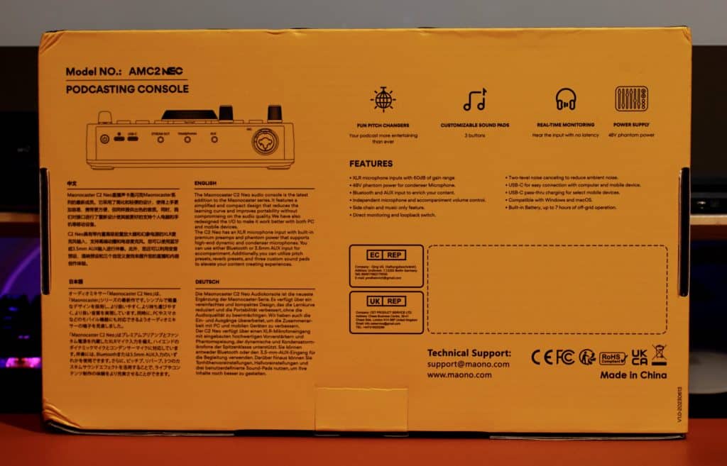 Maonocaster C2 NEO Streaming Mixer Review 32423