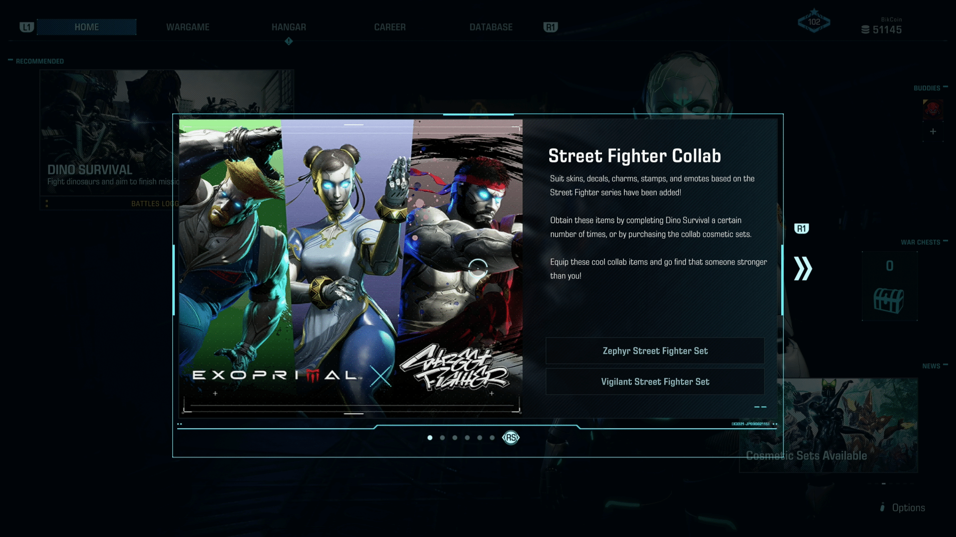 Exoprimal's Street Fighter Collab Costumes are Unfortunately Mostly Paid Additions 34534