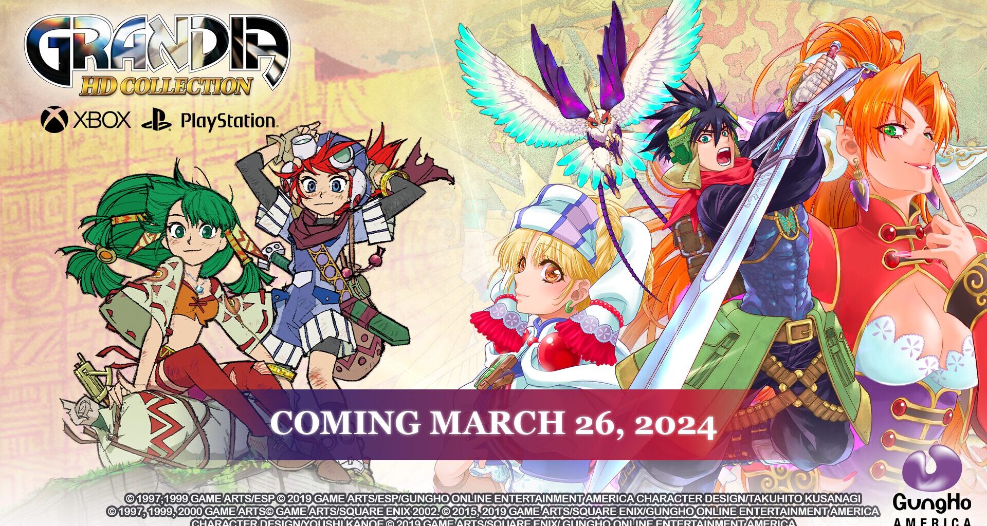 GRANDIA HD Collection coming to PlayStation and Xbox on March 26