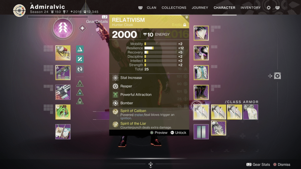 Destiny 2 Exotic Class Item Drop Rate Adjusted; Attunement Also Returns 34534